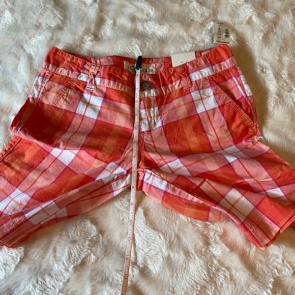 Aeropostale Plaid Shorts Ladies Juniors Size 0  NWT - Picture 8 of 9